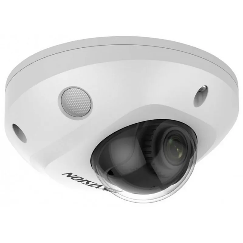 Cumpără online Camera supraveghere Hikvision IP mini dome DS-2CD2546G2-IWS AcuSense, 4MP, 120dB, Obiectiv fix 2.8mm, IR 30m, Alb