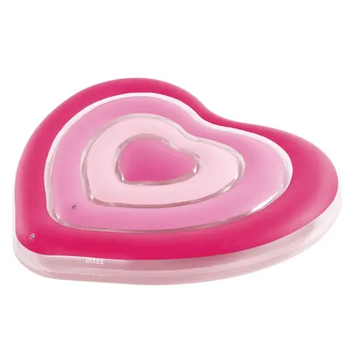Cumpără online Intex 58727EU - Saltea gonflabila gonflabila inima, vinil, roz, 155x135x25 cm