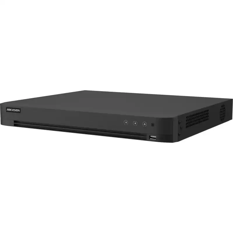 DVR Hikvision 32 canale IDS-7232HQHI-M2/XT, compresie video: H.265 Pro+/H.265 Pro/H.265/H.264+/H.264, BNC interface (1.0 Vp-p, 75 Ω), pana la 40 canale IP camera inputs, fiecare canal pana la 6MP, pana la 24* 1080P@30fps decoding ability, 5 signals input adaptively (HDTVI/AHD/CVI/CVBS/IP), 2x SATA Livrare rapidă