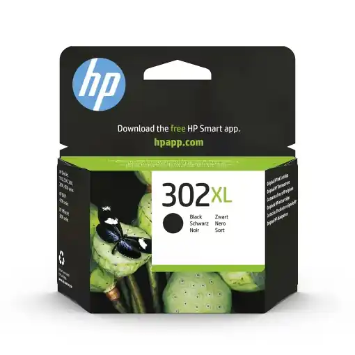 Cumpără online Cartus de cerneala original HP 302XL (F6U68AE) negru de capacitate extinsa pentru HP DeskJet 1110, 213x, 363x, HP ENVY 452x, HP OfficeJet 383x, 465x, 52x