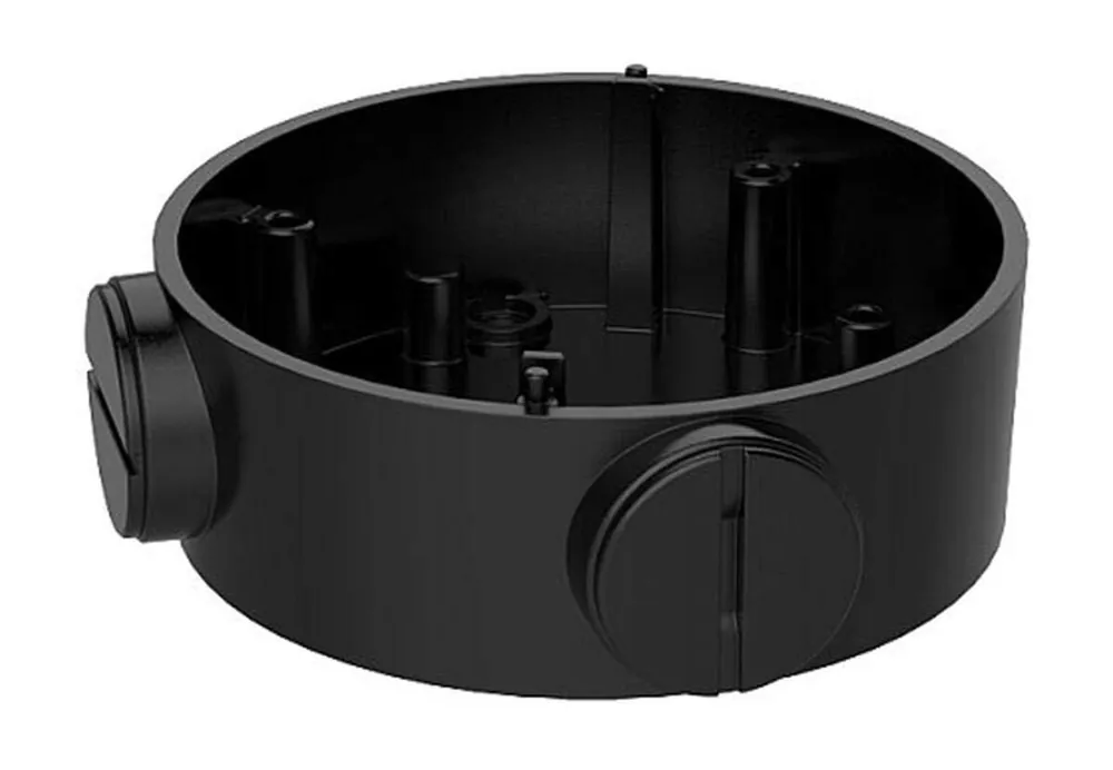 Hikvision Junction Box DS-1260ZJ neagra, compatibil cu bullet camera, aliaj aluminiu, diametru: 80.5mm Cumpărături sigure
