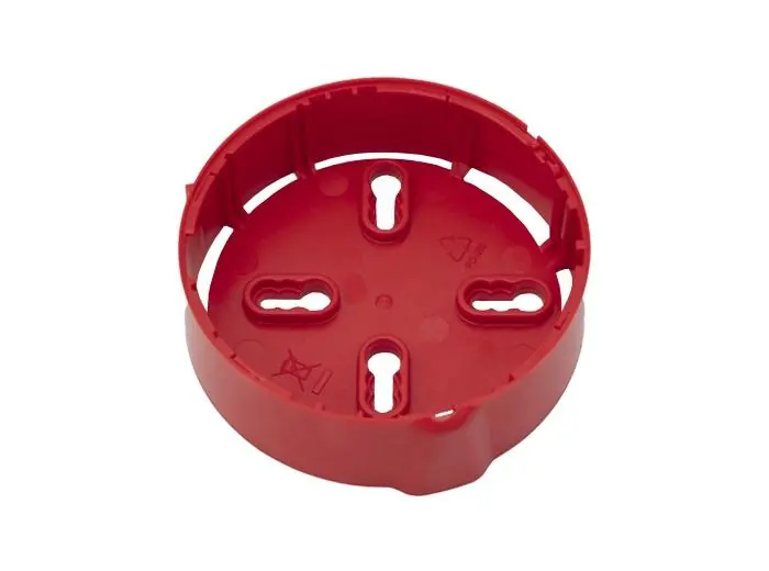 Reducere specială HW Baza pentru detectoarele Morley-IAS, B501RF-RR, Culoare rosu , inaltime 32mm, diametru 107mm, greutate 48g.