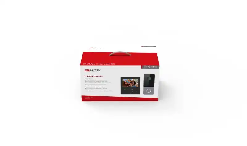 Kit videointercom IP Hikvision DS-KIS606-P, contine: DS-KV6113-PE1(C) × 1, DS-KH6110-WE1 × 1, DS-KABV6113-RS × 1, PSU × 2; caracteristici post exterior: 2MP HD camera, IR:3m, Main stream: 1920 × 1080p, WDR: 120dB, microfon inclus, difuzor inclus, 1 buton, alimentare: IEEE802.3af, standard PoE, 12 Popular