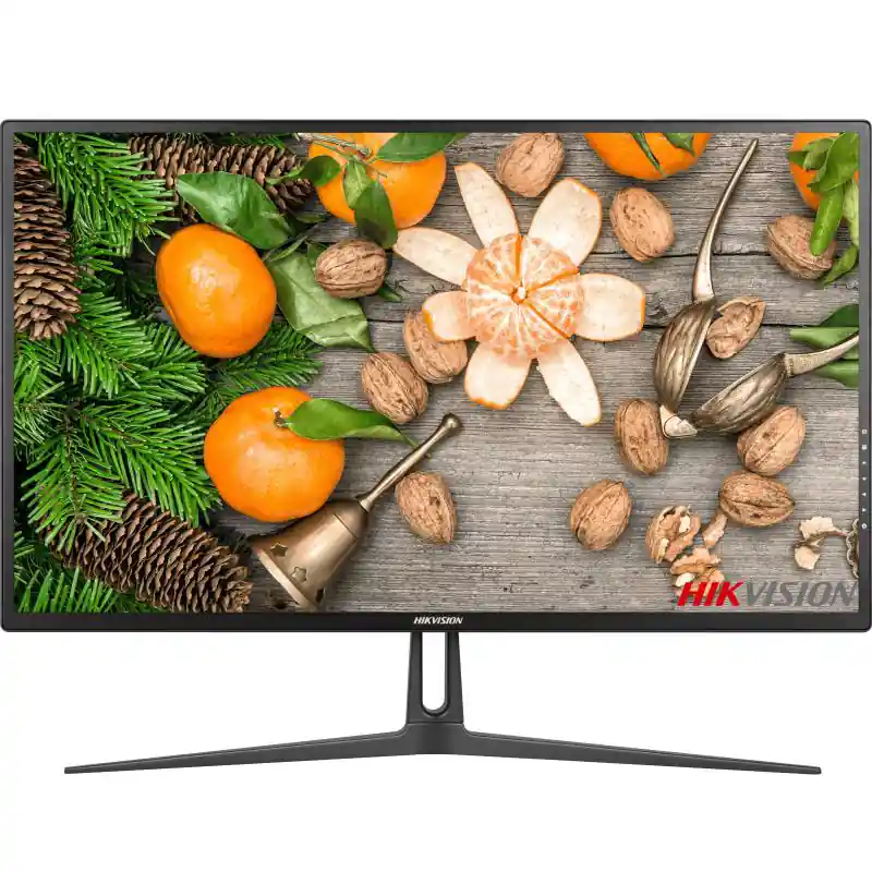 LCD MONITOR HIKVISION 32” 32 inch FHD Monitor High reliable components for 7×24 working 178° ultra-wide view screen. 3D noise reduction. Low blue light design for eye care. Dual interface of HDMI and VGA. Support VESA wall mount. Promoție