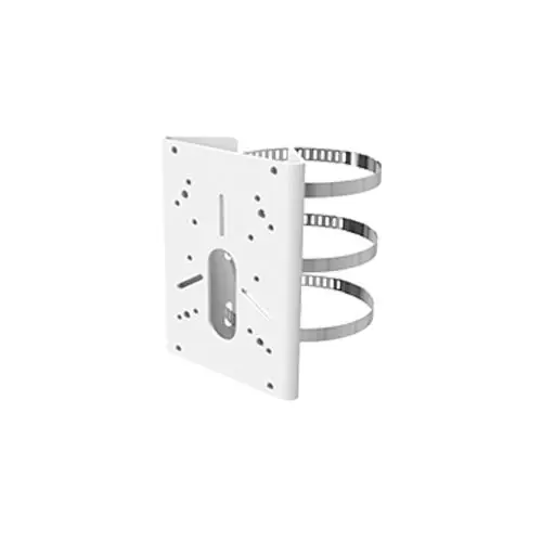 Discount Milesight Pole Mount A02, suport de fixare pe stalpi cu diametru intre 67-127mm,greutate: 1kg, dimensiuni: 134*126*40mm, greutate: 620g