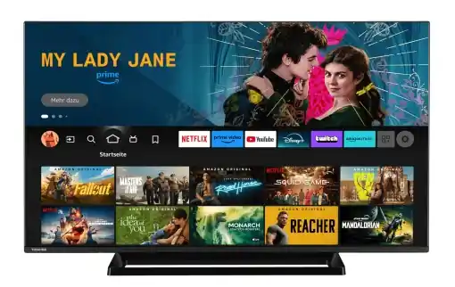 Plată securizată Televizor Toshiba de 43 inch Fire TV (Smart TV 4K UHD, HDR Dolby Vision, Triple Tuner, Alexa Built-In, Sound by Onkyo) 43UF3F63DAZ