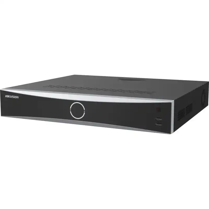 NVR Hikvision 16 canale AcuSeek DS-7716NXI-I4/VPRO; Up to 16-ch AcuSeek and AcuSearch function, Up to 8-ch facial recognition for face picture, Up to 16-ch IP camera inputs, Up to 32-ch 1080p decoding capability, H.265+/H.265/H.264+/H.264, iesiri: HDMI/VGA, 4x SATA max 20TB pe HDD, 16x POE, AI by Ofertă specială
