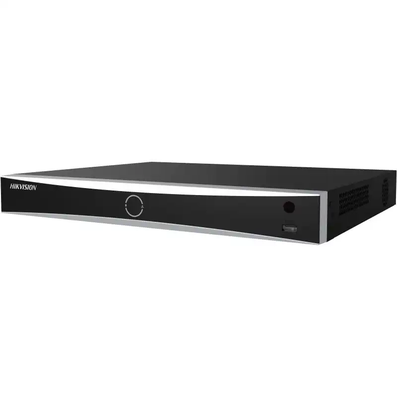 Livrare rapidă NVR Hikvision 8 canale AcuSense 4K DS-7608NXI-K2/8P(D), 2-ch@12 MP or 3- ch@8 MP or 6-ch@4 MP or 12-ch@1080p, H.265/H.265+/H.264+/H.264, iesiri: HDMI/VGA, 2x SATA max 10TB pe HDD, AI by device: Facial recognition, perimeter protection, motion detection 2.0, AI by camera: Facial recognition