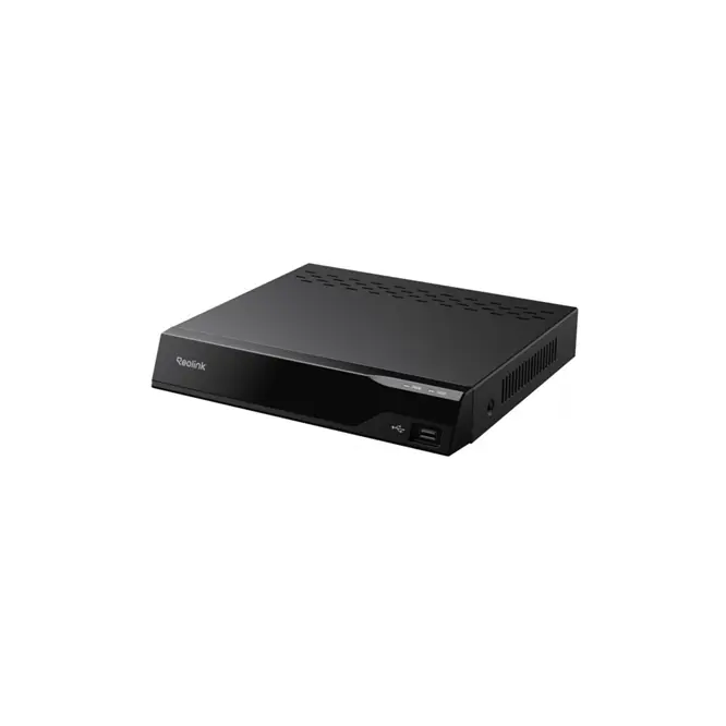 Ofertă specială NVR Reolink RP-PN16-NHD; 16MP 16POE Camere: Până la 24 camere IP (16 cu fir), rezoluție maximă 16MP Rezoluție afișaj: HDMI: 3840×2160, VGA: 1920×1080 Rețea: 8x RJ45 (10/100 Mbps) pentru camere, 1x RJ45 (10/100/1000 Mbps) pentru LAN/WAN Alimentare: DC 53V/3.77A, PoE (IEEE 802.3af/at, 25W per port)