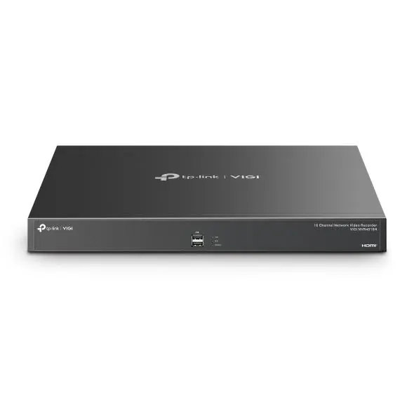 Retur ușor NVR TP-Link VIGI 16 canale 4016H ; 4K, 4xSATA Interface, max 16dTB, H.265+; ONVIF, detecție mișcare, linie, intruziune, persoane, vehicule etc.