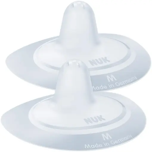Vezi acum Scuturi pentru sfarcuri NUK | Sfarcuri pentru alaptare | Protejeaza impotriva mameloanelor dureroase | silicon subtire | Marimea M (20mm) | inclusiv cutie de protectie | 2 bucati