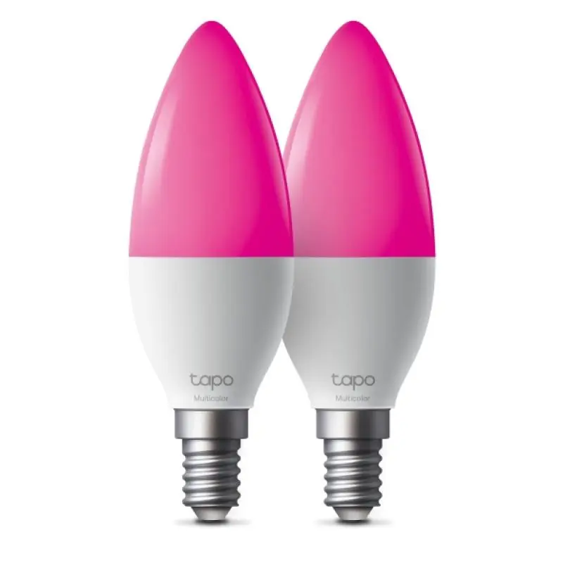 Smart Light Bulb, Multicolor SPEC: B38 bulb, E14 base, 220~240 V, 50/60 Hz, 8.6W, 16 Million Colors, 2500K-6500K, Brightness: 470 lm(Default 2700K), 40W Equivalent, Beam angle 260°, Lifetime Up to 25,000hrs, ERP:F, 2.4 GHz Wi-Fi, Bluetooth (Can be control via Bluetooth locally) FEATURE: Multicolor Popular