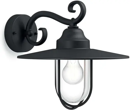 Philips myGarden Lampa de perete pentru exterior Pasture, 60w, negru Discount
