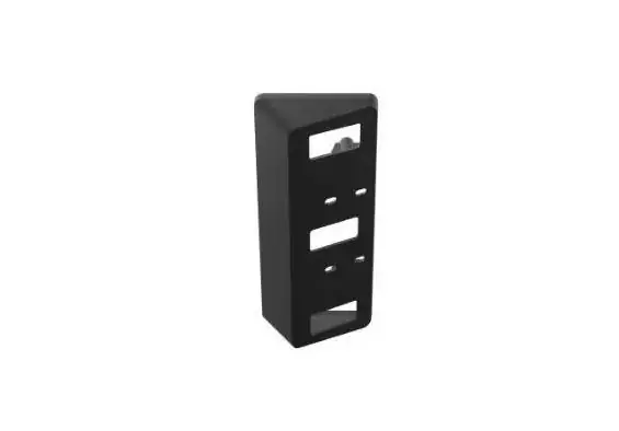 Cumpără acum Suport montaj pe colt Hikvision; DS-KABV6113-A, pentru interfoaneseria KV6;unghiul de instalare la 30 de grade; Dimensiuni:133x60x35mm; Material: PC+10% fibră de sticlă
