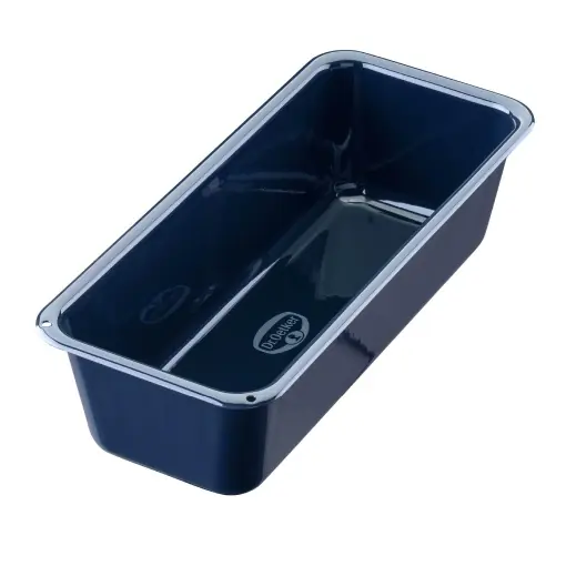 Ofertă de sezon Tava de paine Dr. Oetker 25 cm emailat Back-Liebe - Tava de copt rezistenta la taiere si zgarieturi cu email - Cutie de 25 tava de copt pentru paine in albastru inchis