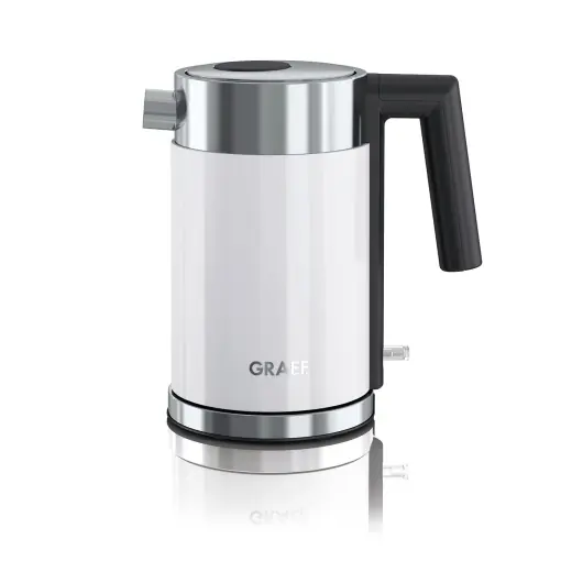 Fierbator GRAEF din otel inoxidabil de 1 litru WK 401, alb Mai ieftin