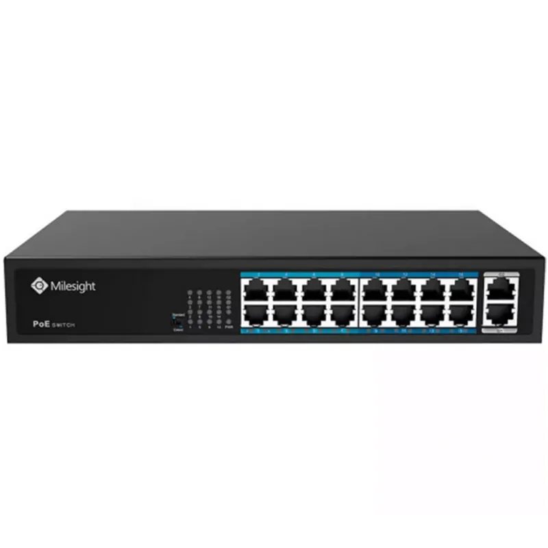 Switch Milesight Technology MS-S0216-GL, 16 porturi, PoE Lichidare de stoc