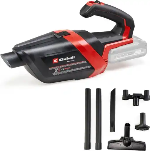Popular Aspirator de mana fara fir Einhell TE-HV 18/06 Li-Solo Power X-Change (18 V, putere de aspiratie de 72 mbar, incl. duza pentru crapaturi, duza de tapiterie, duza de podea, recipient de praf de 0,6 L, fara baterie)