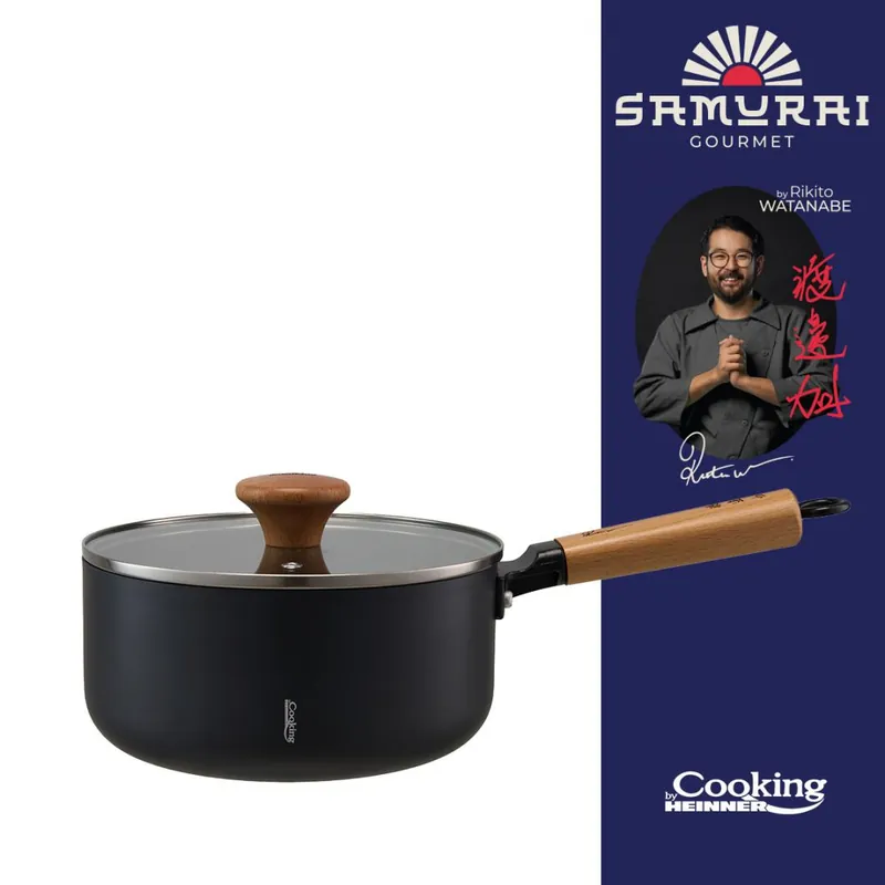 CASEROLA ALUMINIU + CAPAC 20X9.5 CM, 2.7L, RIKITO WATANABE, COOKING BY HEINNER Cumpără acum