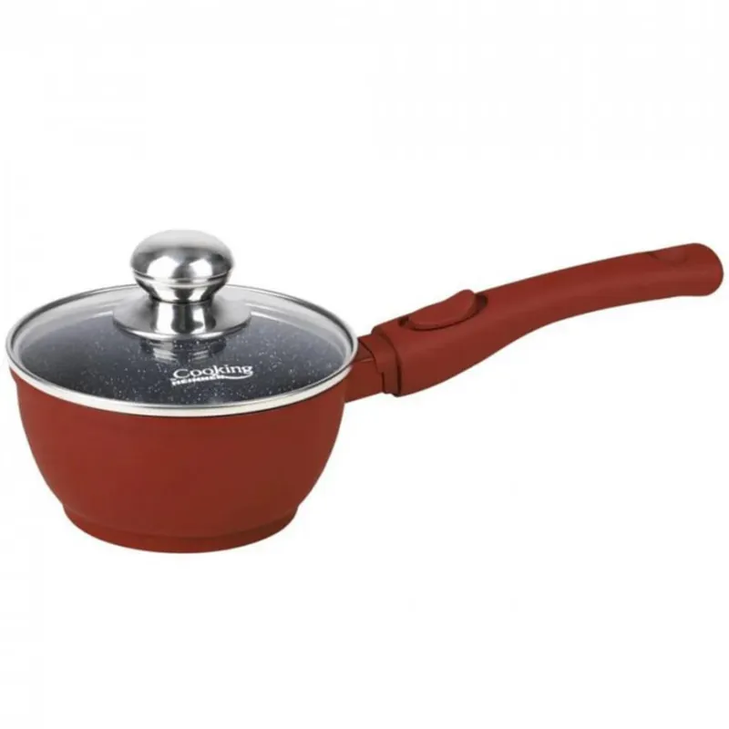 Caserola aluminiu turnat cu capac Heinner, Acoperire ceramica, 16×8 cm, 1.3 l, HR-JLG-C16C Chilipir