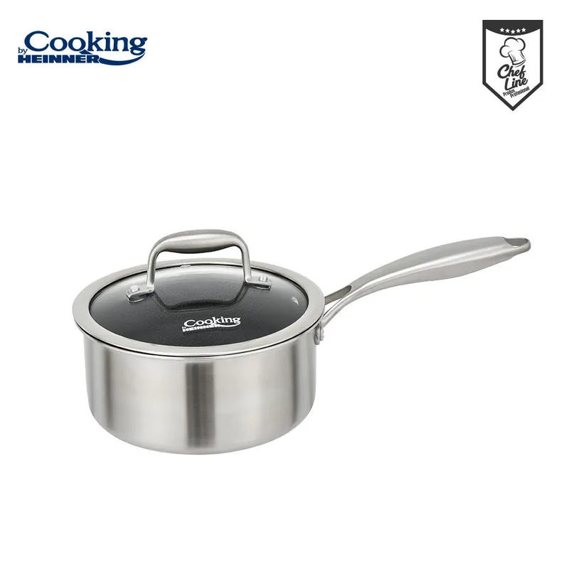 Cel mai bun preț CASEROLA CU CAPAC, 16×8.5 CM, 1.6 L, TITANIUM3, COOKING BY HEINNER