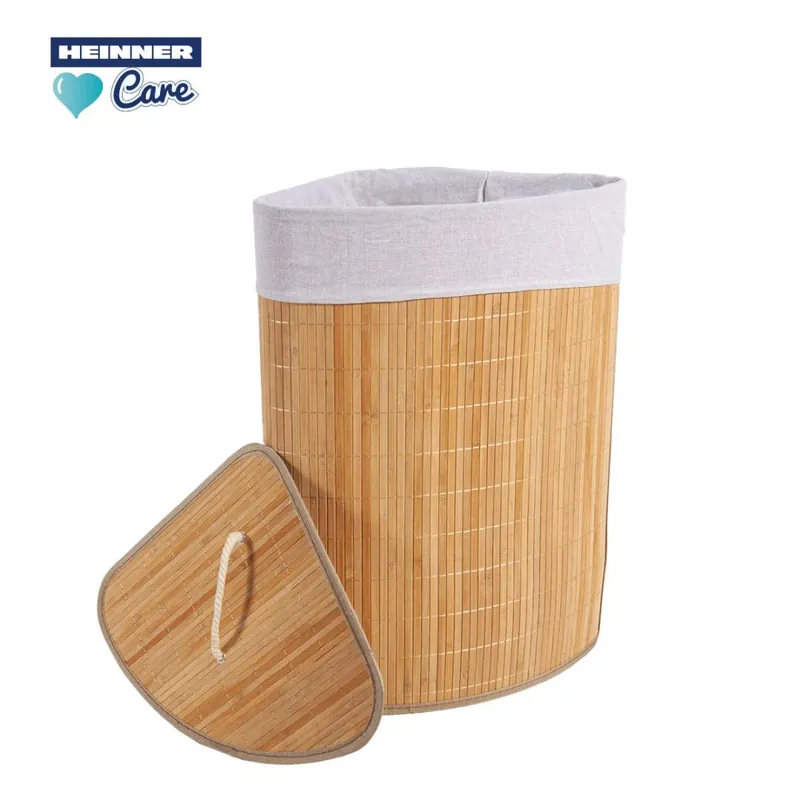 Livrare expres COS DE RUFE DIN BAMBUSPENTRU COLT, 35x35x60 CM, 55 L