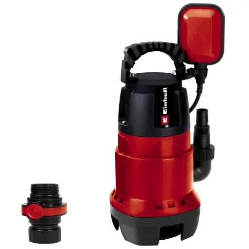 Discount Pompa de apa murdara Einhell GC-DP 7835 (rosu, 780W, corp strain O35 mm, transportor de 15.700 l/h, comutator plutitor, maner de transport, infasurator de cablu, conexiune universala) Rosu