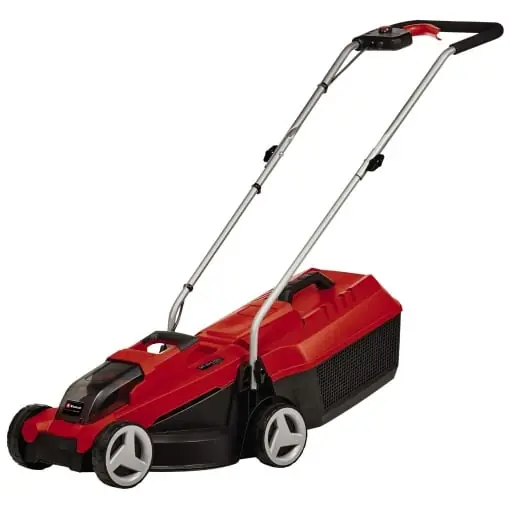 Masina de tuns iarba cu acumulator Einhell GE-CM 18/32 Li-Solo Power X-Change (18 V, latime de taiere 32 cm, pana la 250 m2, fara perii, colector de iarba de 25 litri, inaltime de taiere 30-70 mm, fara baterie) Preț redus