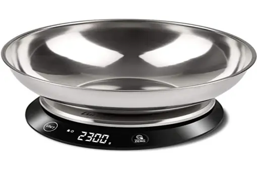 Preferatul clienților Girmi PS84 Cantar de bucatarie, 5 kg, otel inoxidabil