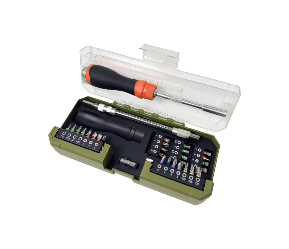 Disponibil imediat HEINNER SET 43 PIESE - SURUBELNITA CU CLICHET CU ACC
