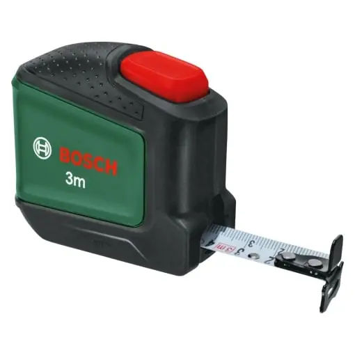Mai ieftin Banda de masurare Bosch 3m (Autolock; banda de 19 mm latime, acoperita cu nailon, banda de masurare precisa de 3 metri cu carlig bidirectional si clema metalica pentru curea)
