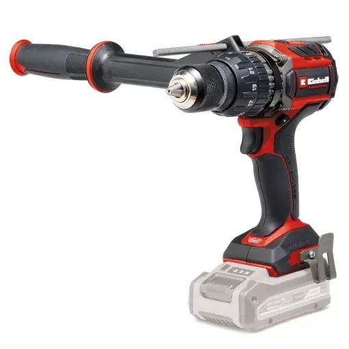 Masina de gaurit combinata cu acumulator Einhell Professional TP-CD 18/120 Li-i BL-Solo Power X-Change (18 V, fara perii, 120 Nm, functie de burghiu cu percutie, mandrina de gaurit de 13 mm, 2 viteze, fara baterie) Retur gratuit