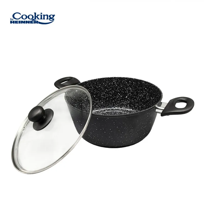 Mai ieftin SEMIOALA ALUMINIU FORJAT 24×10 CM,3.8L,ONIX, COOKING BY HEINNER