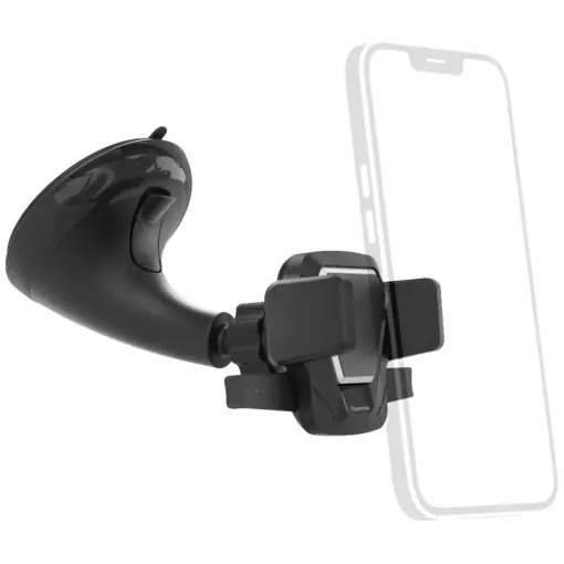 Doar azi Hama Easy Snap Telefon mobil Suport pentru masina Ventuza Se potriveste latimii: 55-80mm