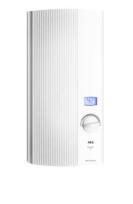 Incalzitor electronic de apa instantaneu AEG DDLE LCD 18/21/24 kW comutabil, selectarea temperaturii la grad, afisaj LC, conexiune fixa 400V, testat VDE, 222394 Reduceri