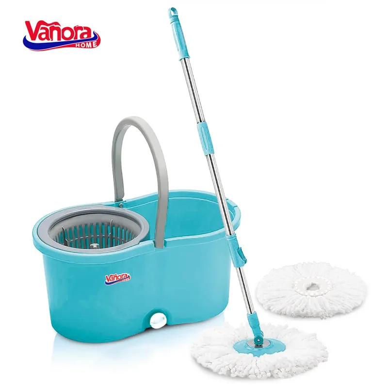 SET CURATENIE CU MOP ROTATIV, CLEAN360, ALBASTRU Reducere