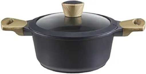Preț mic BEPER Cratita 28 cm cu capac, aluminiu, negru