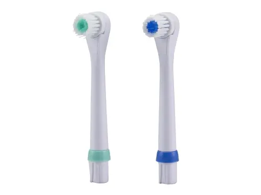 Beper RCO4091819 Set de 2 capete de perie compatibile copii 40.918, periuta de dinti electrica 40.919, Igiena orala, Alb/Verde, Alb/Albastru Retur ușor