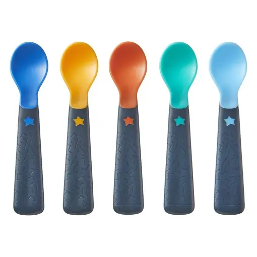 Linguri de intarcare cu autohranire Tommee Tippee Easigrip, pachet de 5 Preferatul clienților