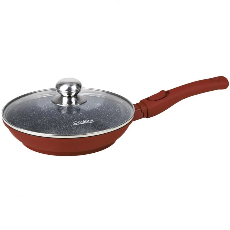 Vezi acum Tigaie aluminiu cu capac Heinner, 24×4.8 cm, Interior ceramic, HR-JLG-24T