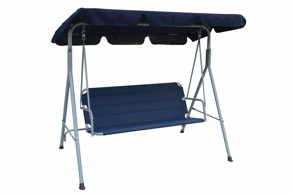 Reduceri Balansoar leagan Heinner cu umbrela STBL007, 3 locuri, 175x112x155 cm, Albastru
