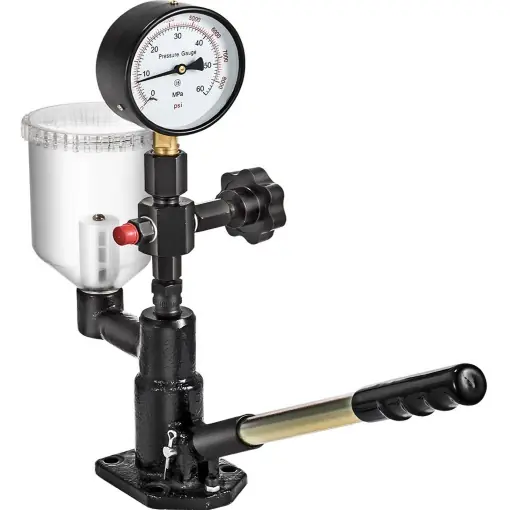 VEVOR 600 Bar Echipament de testare a injectorului 0.8L Manometru de combustibil, duza injector Echipament de testare la scara dubla Injectoare Tester Dispozitiv de diagnosticare in motor diesel Cel mai bun preț