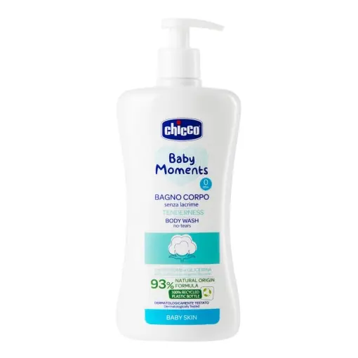 Chicco Bagno Schiuma Baby Moments Tandrete, 500 ml Plată sigură