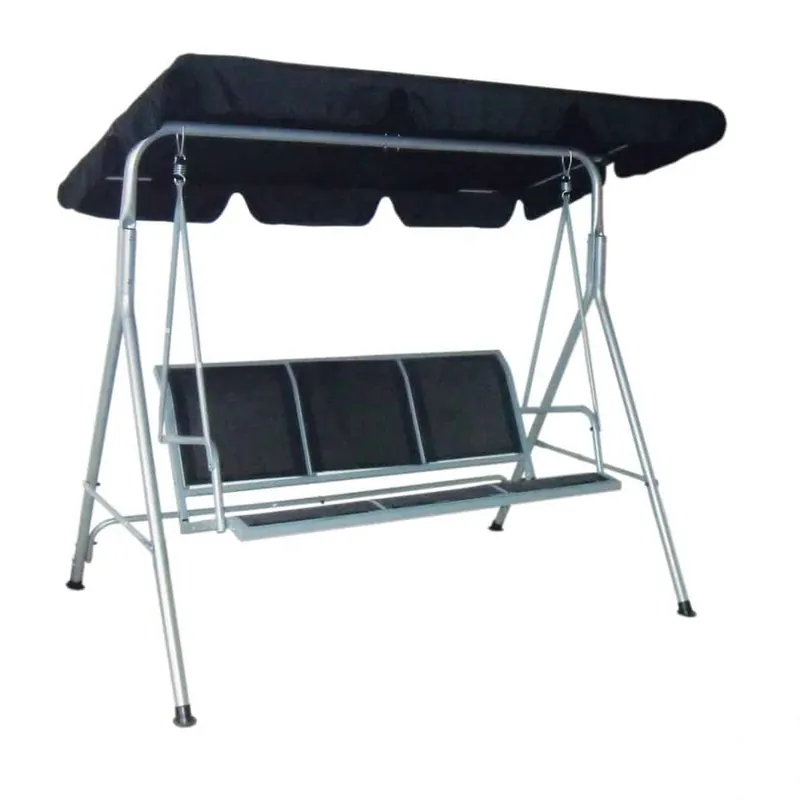Retur ușor HR BALANSOAR3 LOCURI NEGRU 175x112x15