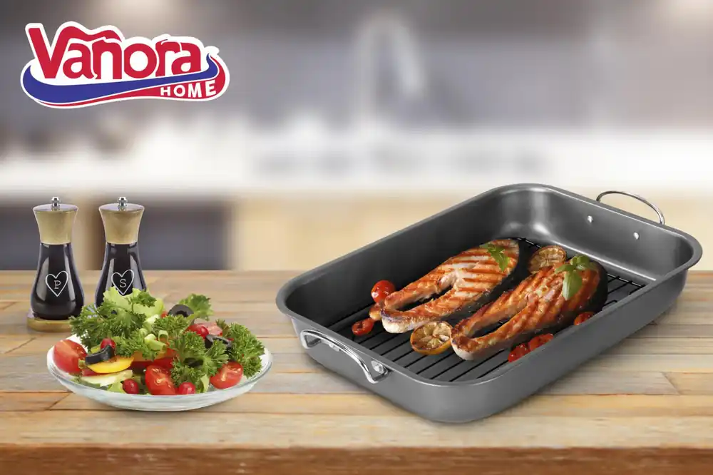 Tava Pentru Cuptor Cu Grill 39 x 29 x 6cm, Vanora Cel mai vândut