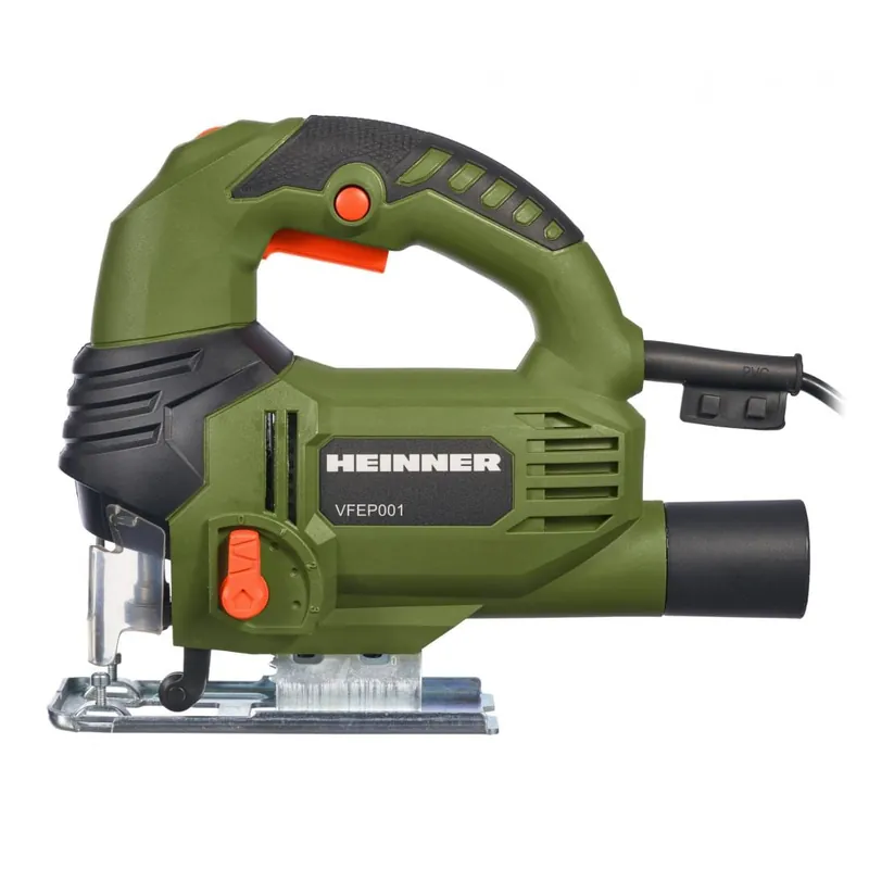 Ieftin Fierastrau pendular Heinner VFEP001, 650 W, 0–2800 RPM, adancime taiere lemn 65 mm, metal 6 mm, alimentare la retea
