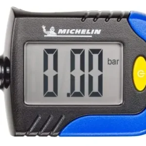 MICHELIN Tester de presiune in anvelope Manometru digital de presiune a aerului Manometru de presiune in anvelope cu indicator de adancime a benzii de rulare pentru anvelope, afisaj LCD, pentru masina, bicicleta, motocicleta, rulota si remorca Calitate înaltă