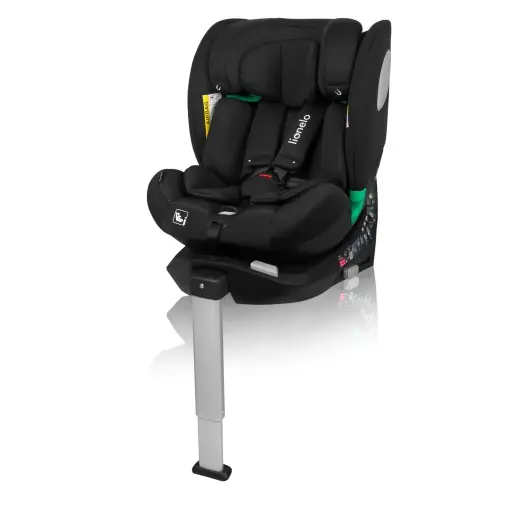 LIONELO BRAAM AIR i-Size Scaun auto pivotant 360o, 0-36kg Grupa 0 1 2 3 Montare in sensul de mers si cu spatele la directia de mers ISOFIX+Picior stabilizator Tetiera si spatarul reglabile Preferatul clienților