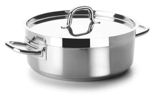 Reducere Lacor 54024S Caserola fara capac Diametru 24 cm Chef Luxe