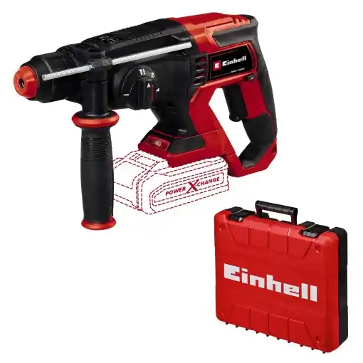 Ciocan rotopercutor cu acumulator Einhell TE-HD 18/20 Li-Solo Power X-Change (18 V, 1,8 J, capacitate de gaurire de 20 mm in beton, 4.750 min-1 max. rata de impact, incl. carcasa, fara baterie) Mai ieftin